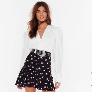 NWT Nasty Gal Star Mini skirt size xs